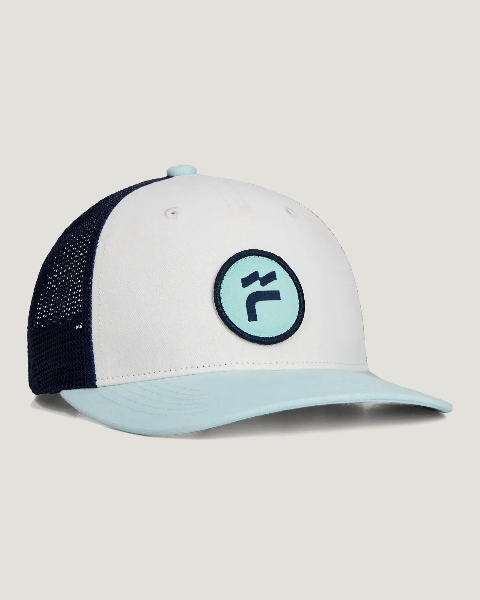 Youth Brand Flag Trucker Hat - Bright White