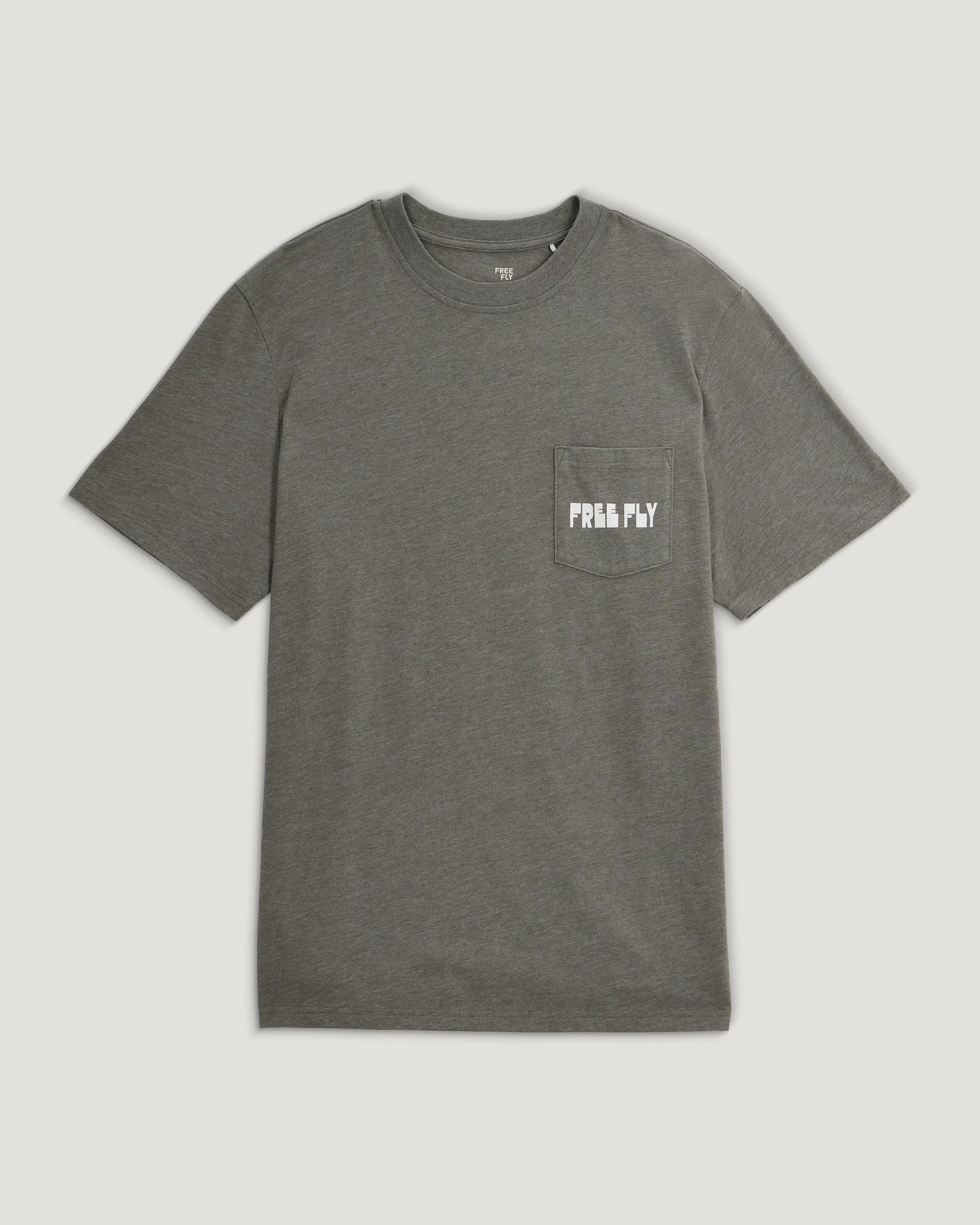 Wild Pursuits Pocket Tee - Heather Fatigue