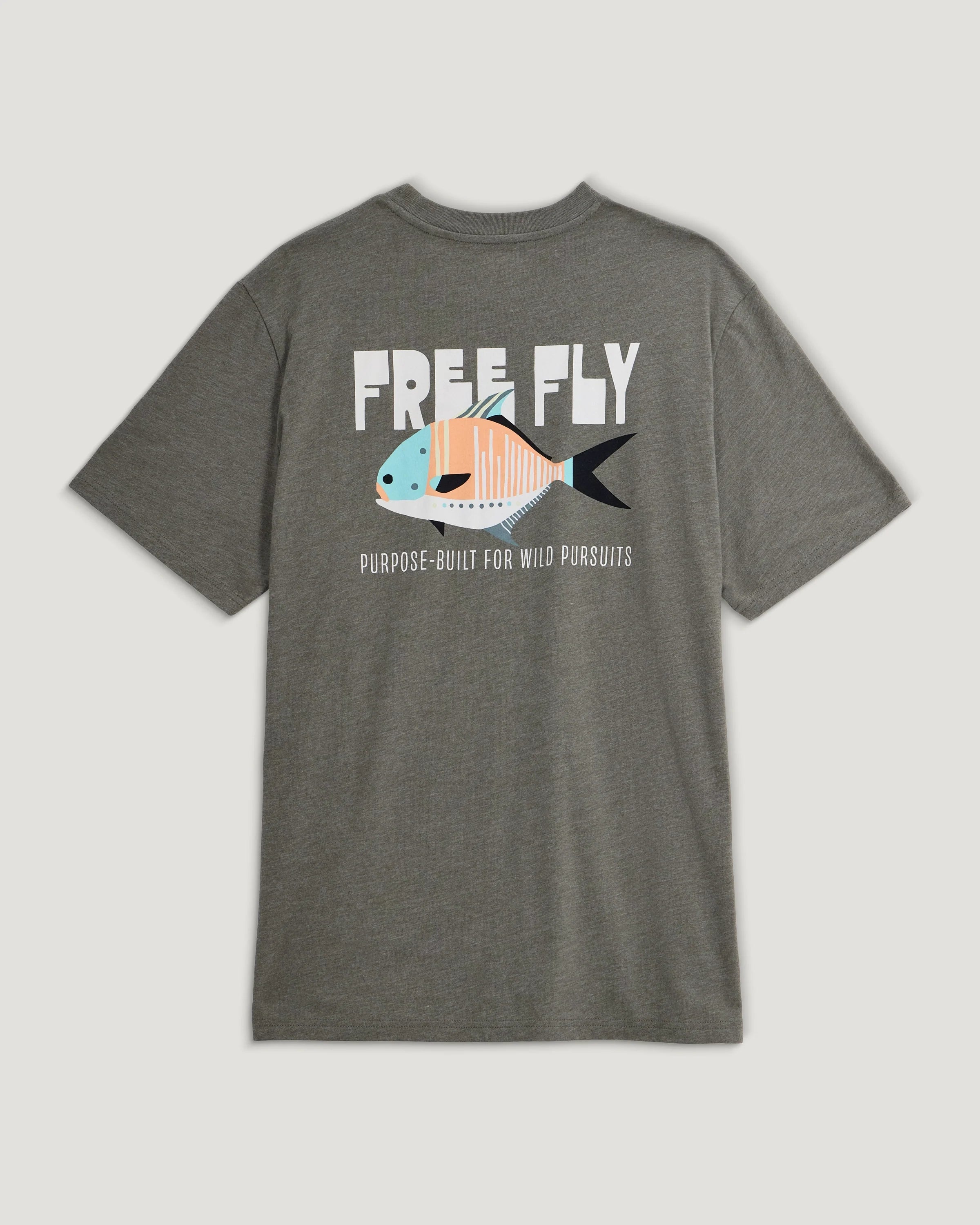Wild Pursuits Pocket Tee - Heather Fatigue