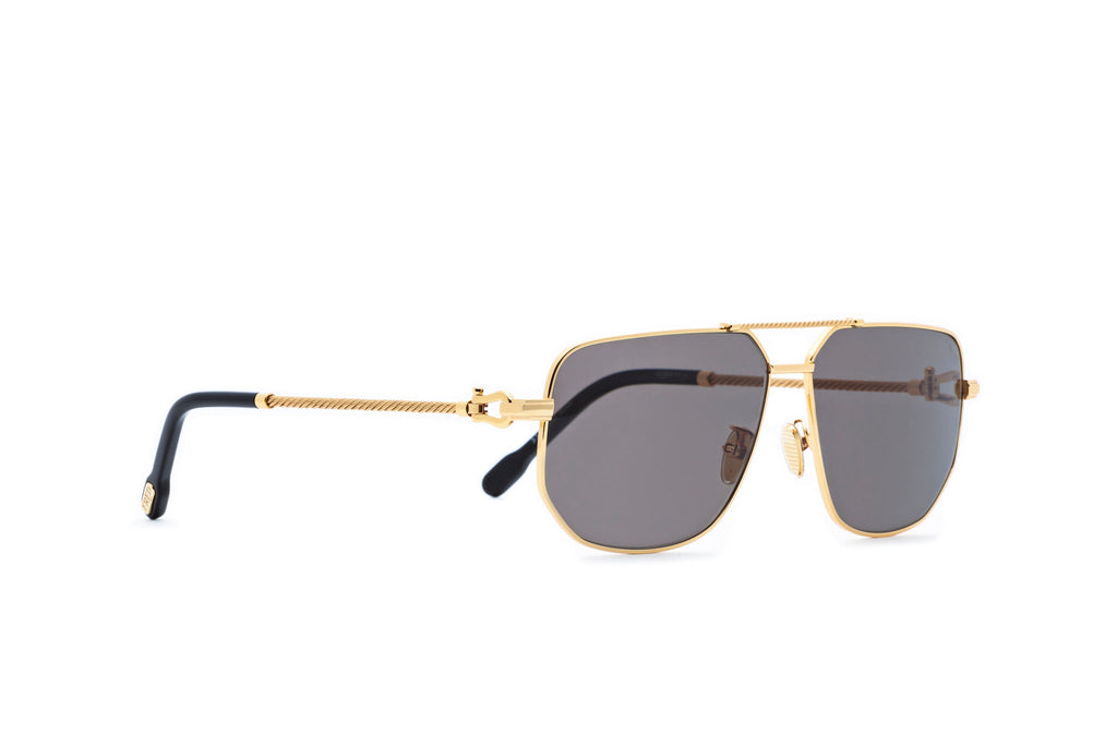 Gold Metal Navigator Sunglasses