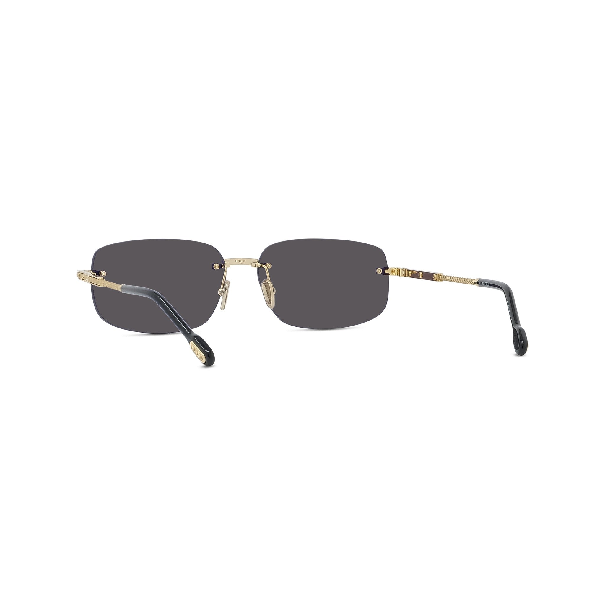 Gold Geometric Sunglasses