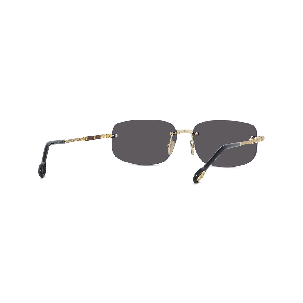 Gold Geometric Sunglasses