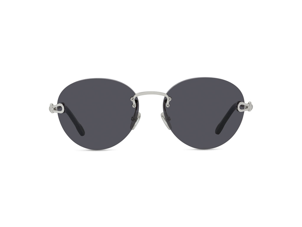 Silver Round Sunglasses