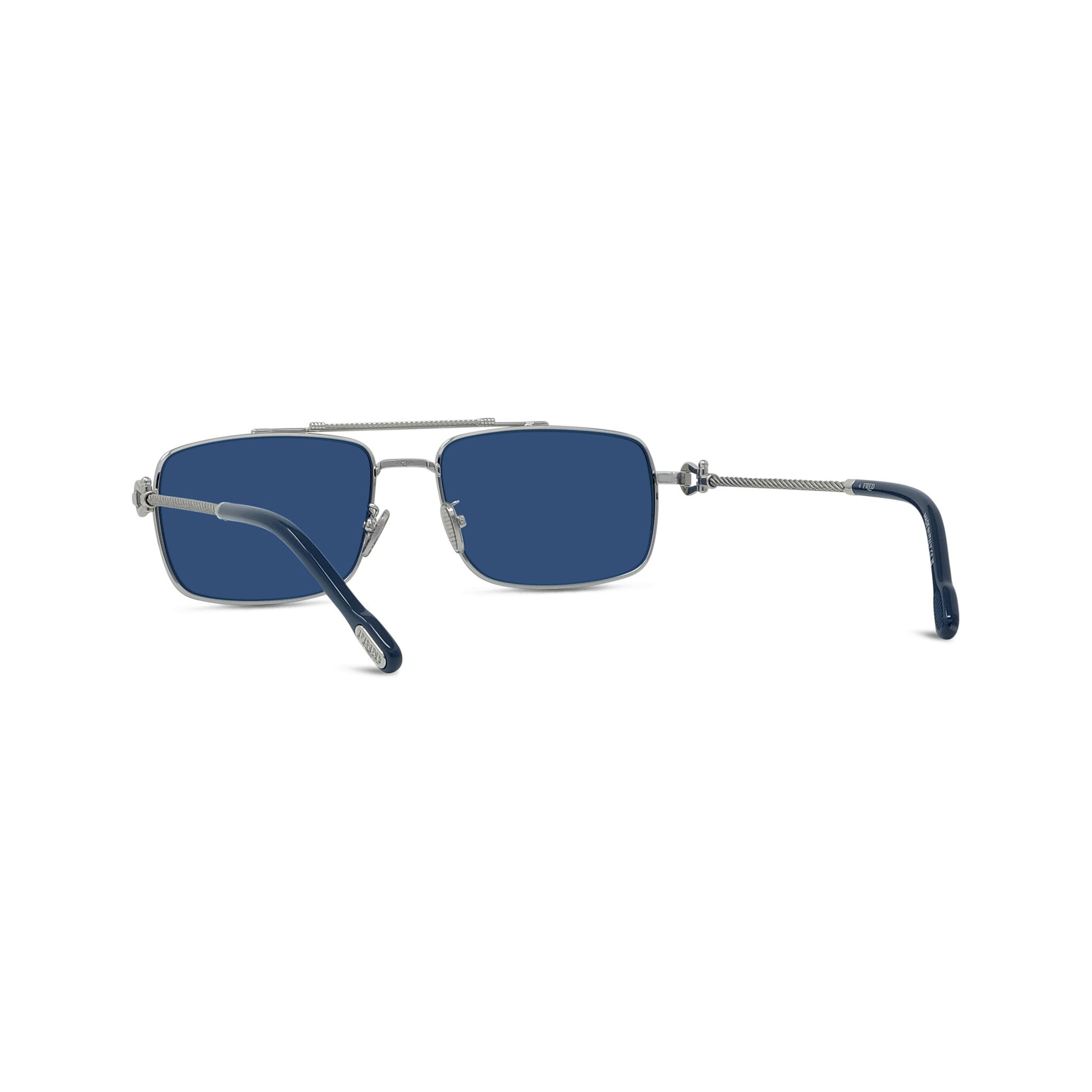 Rectangular Metal Sunglasses
