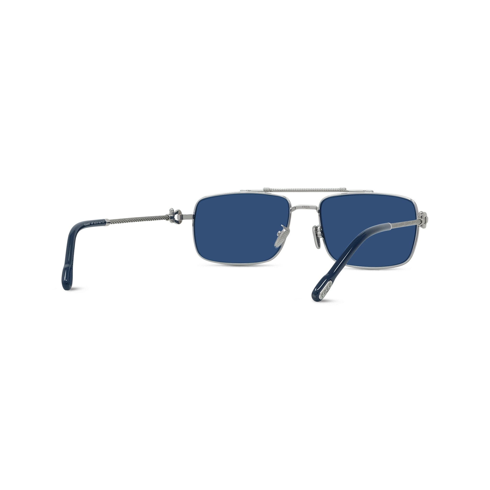 Rectangular Metal Sunglasses