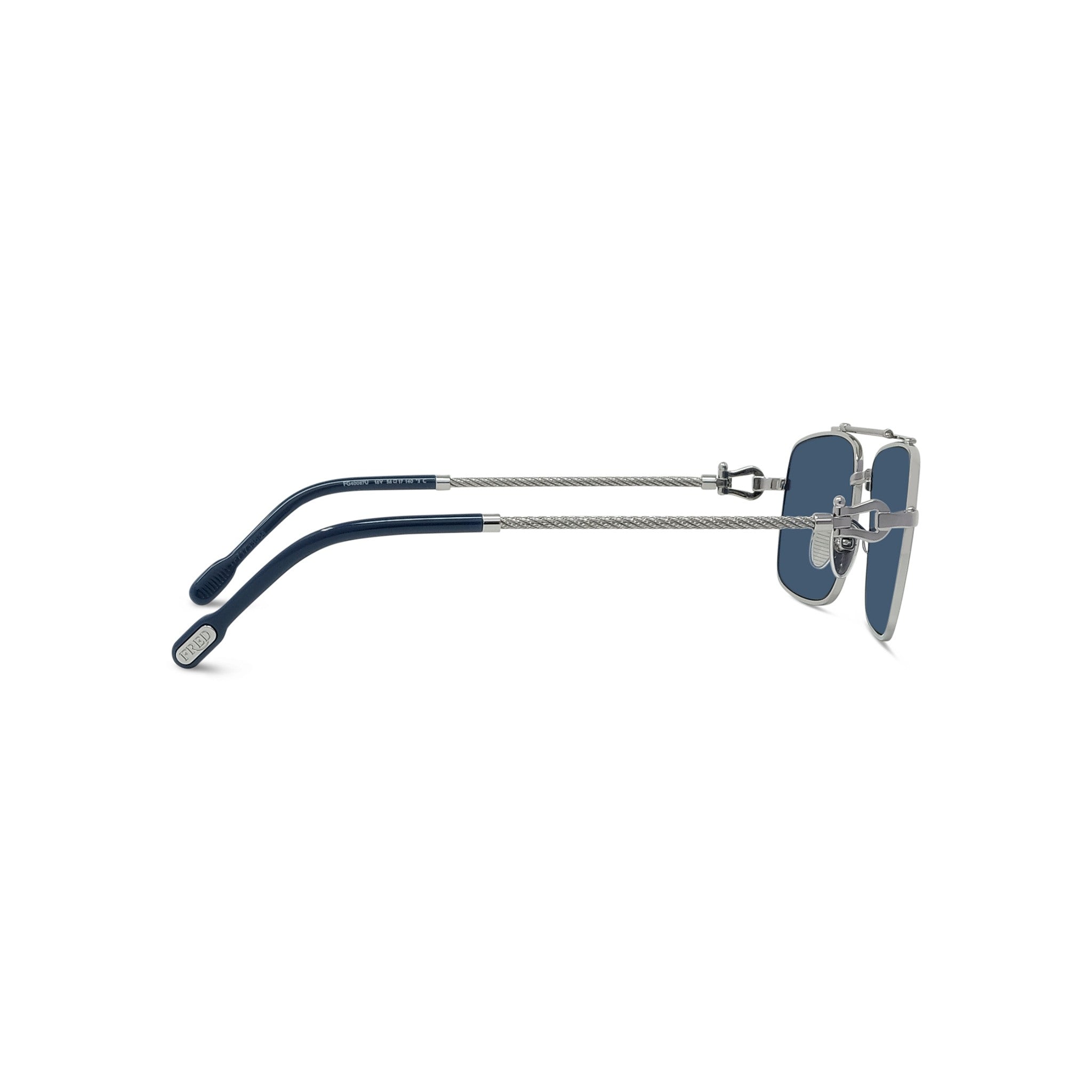 Rectangular Metal Sunglasses