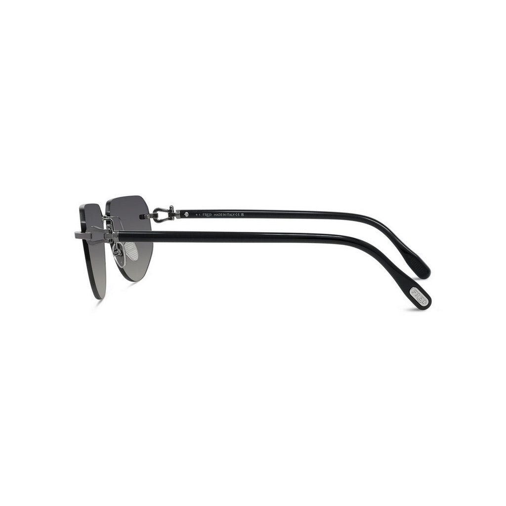 Geometric Rimless Sunglasses