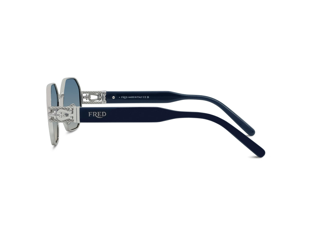 Gold Geometric Sunglasses