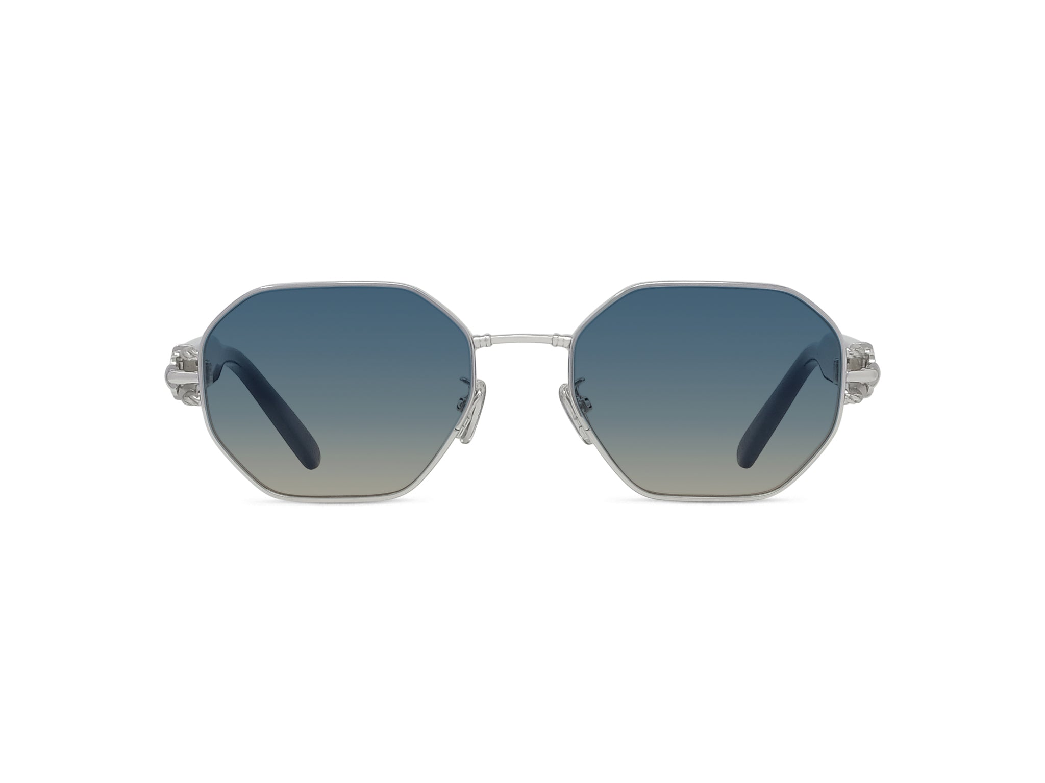 Gold Geometric Sunglasses