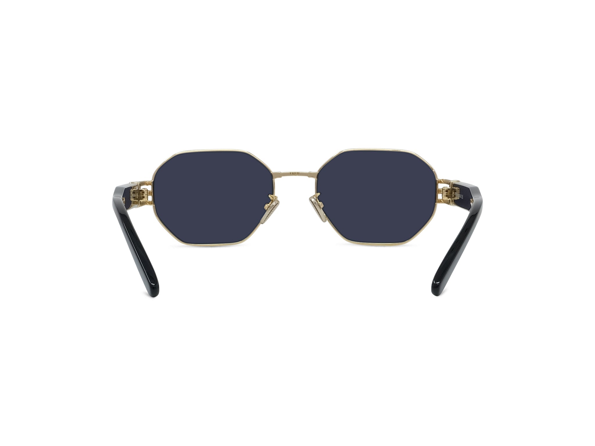 Gold Geometric Sunglasses