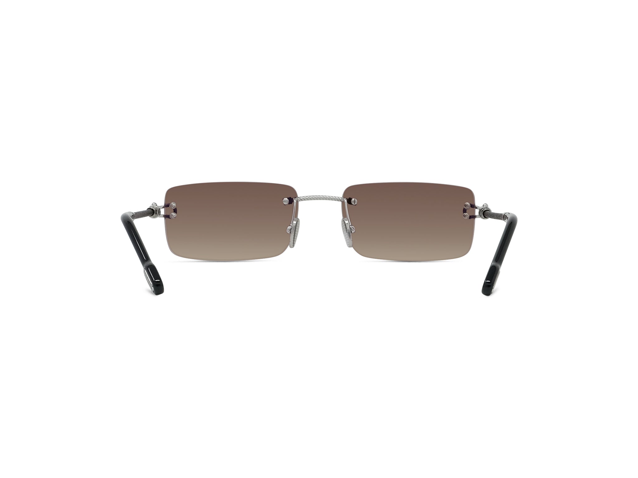 Rimless Rectangular Sunglasses