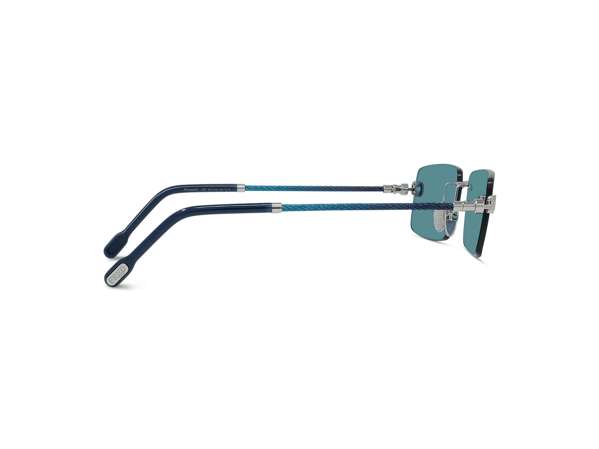 Rimless Rectangular Sunglasses