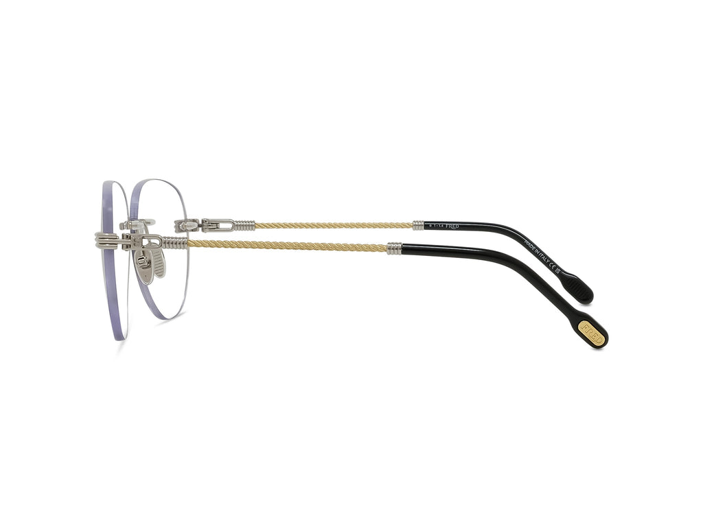 Silver Round Eyeglasses