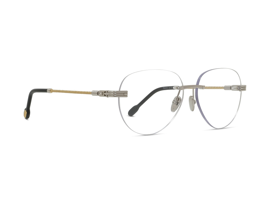 Silver Round Eyeglasses