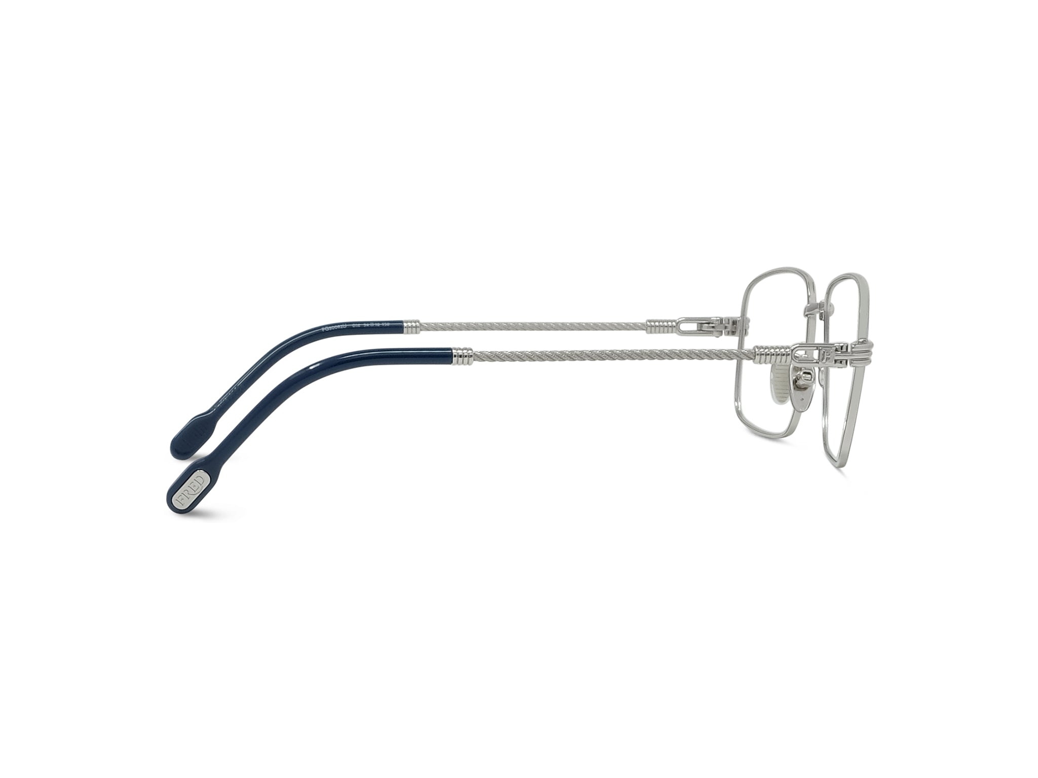 Silver Rectangular Eyeglasses