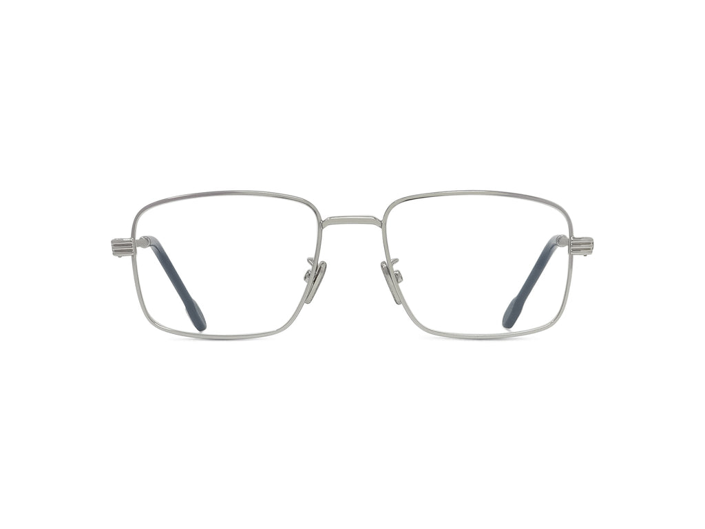 Silver Rectangular Eyeglasses
