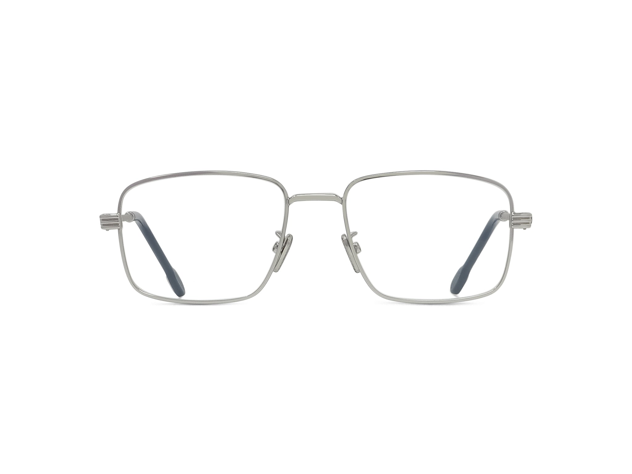 Silver Rectangular Eyeglasses