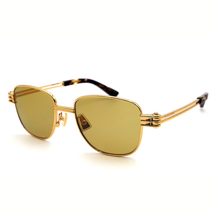 BV1305S Gold Square Sunglasses