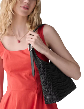 Kate Spade New York 454 Straw Small Shoulder Bag