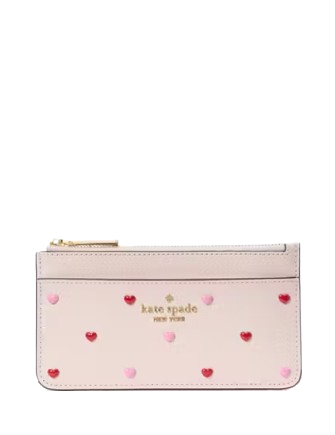 Kate Spade New York Boxed Madison Heart Studs Large Slim Card Holder