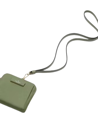 Kate Spade New York Carter Nylon Card Case Lanyard