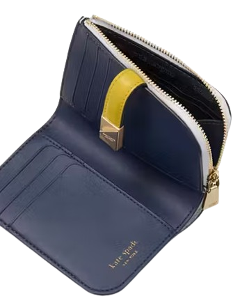 Kate Spade New York Deco Colorblocked Small Compact Wallet
