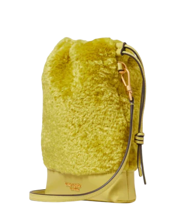 Kate Spade New York Eva Faux Shearling Bucket Phone Crossbody
