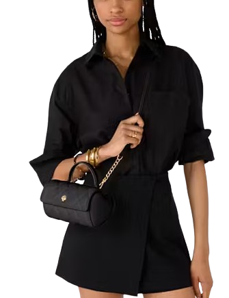 Kate Spade New York Heart Barrel Quilted Crossbody