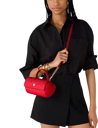 Kate Spade New York Heart Barrel Quilted Crossbody