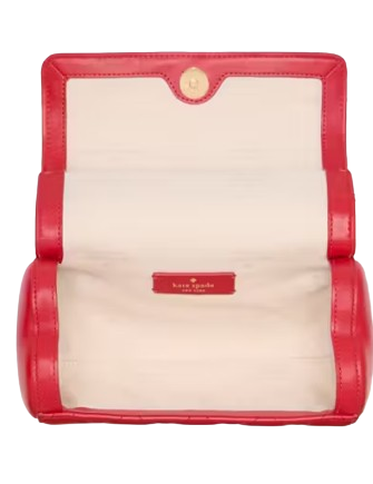 Kate Spade New York Heart Barrel Quilted Crossbody