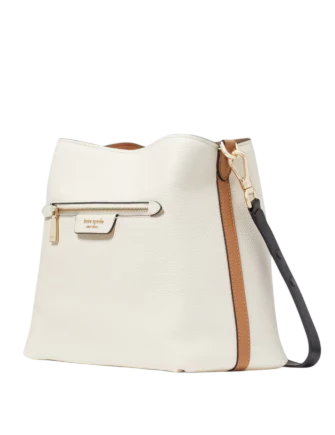Kate Spade New York Hudson Colorblocked Pebbled Leather Shoulder Bag
