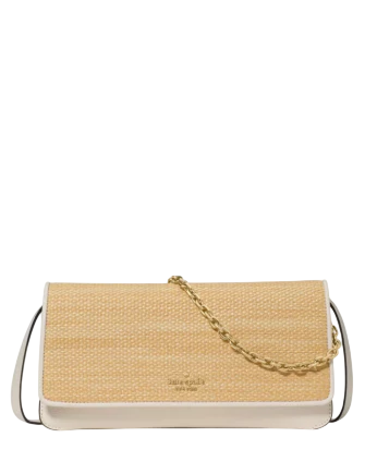 Kate Spade New York Ivy Straw Crossbody Bag
