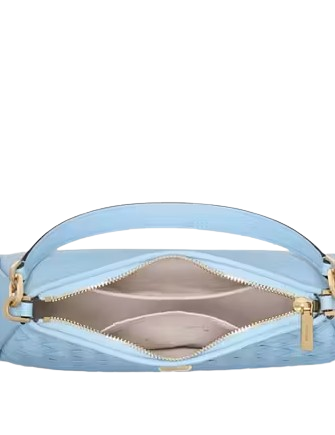Kate Spade New York Kayla Woven Leather Small Convertible Shoulder Bag