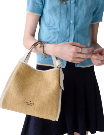 Kate Spade New York Knott Straw Carryall Bag