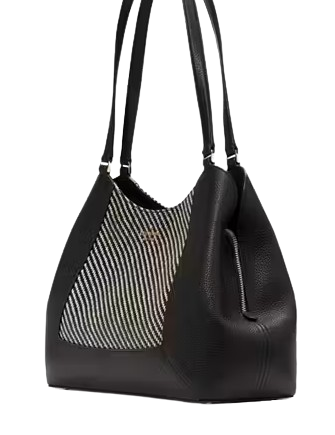 Kate Spade New York Lena Straw Triple Compartment Shoulder