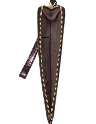 Kate Spade New York Lucy Croc Embossed Medium L-Zip Wristlet