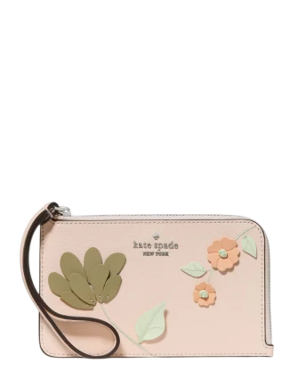 Kate Spade New York Lucy Floral Small Card Holder Wristlet