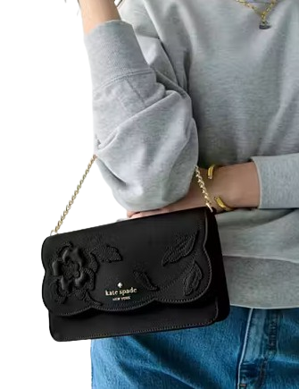 Kate Spade New York Madison Floral Applique Willow Mini Crossbody