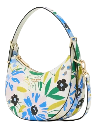 Kate Spade New York Madison Floral Crescent Shoulder Bag