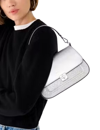 Kate Spade New York Phoebe Glitter Small Flap Crossbody