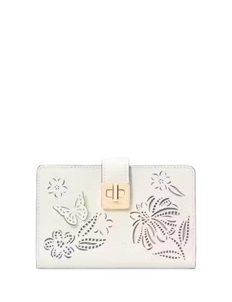 Kate Spade New York Phoebe Perforated Turnlock Medium Wallet