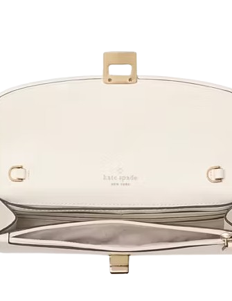 Kate Spade New York Phoebe Straw Turnlock Wallet-on-chain
