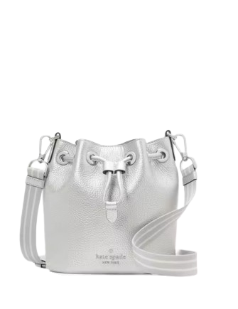 Kate Spade New York Rosie Metallic Small Bucket Bag