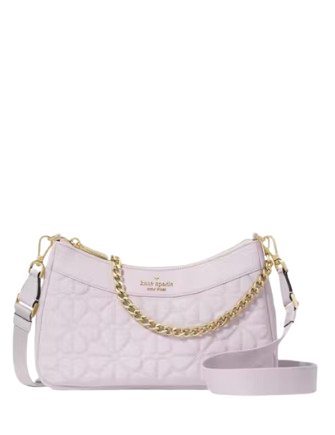 Kate Spade New York Spade Flower Quilted Fabric Convertible Crossbody