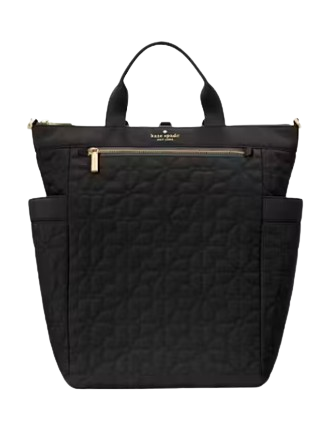 Kate Spade New York Spade Flower Quilted Nylon Convertible Backpack