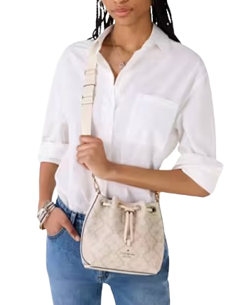 Kate Spade New York Spade Flower Small Bucket Bag