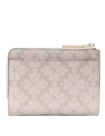 Kate Spade New York Spade Flower Small L-zip Wallet