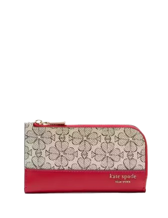Kate Spade New York Spade Flower Small Slim Bifold Wallet