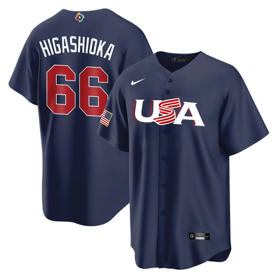 WBC Kyle Higashioka USA 66 Jersey