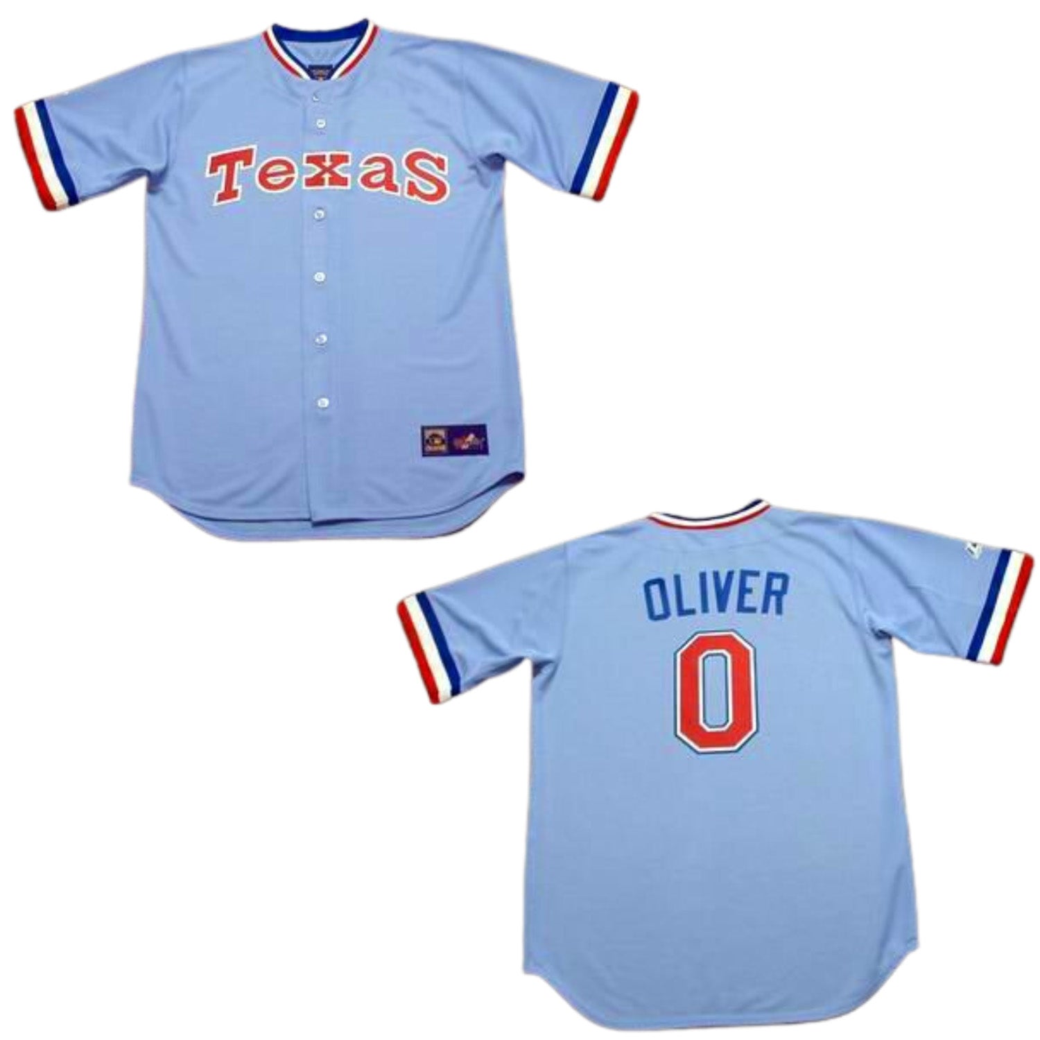 Al Oliver Texas Rangers 0 Jersey